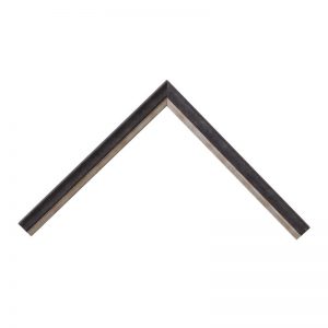 Κορνίζα Κοίλο Ανθρακί 16x16 mm