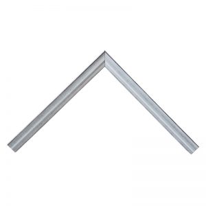 Κορνίζα Κοίλο Ασημί 16x16 mm