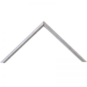 Κορνίζα Κρακελέ Ασημί Πομπέ 15x15 mm