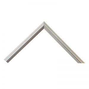 Κορνίζα Ασημί Πομπέ 15x14 mm