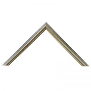 Κορνίζα Θλασσί με Χρυσό 14x16 mm