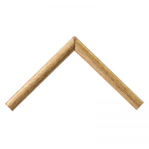 Κορνίζα Χρυσό Πομπέ με Καρύδι Φιλέτο 24x22mm