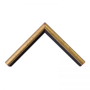 Κορνίζα Πομπέ Χρυσό 16x25mm