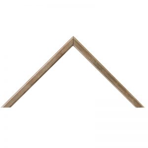 Κορνίζα Πατούρα Μπεζ με Χρυσό 13x20mm