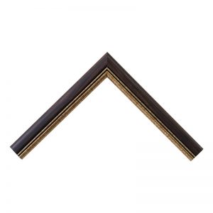 Κορνίζα Πράσινο με Χρυσό Φιλέτο 15x25mm