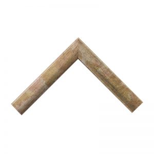 Κορνίζα Ασημί Πομπέ με Μαύρη Ρίγα 29x17mm