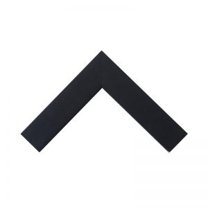 Κορνίζα Μαύρη Πλακέ Μεσαία 40x14mm