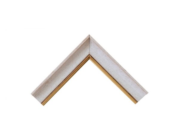 Πατούρα Μπεζ με Χρυσό 15x37mm