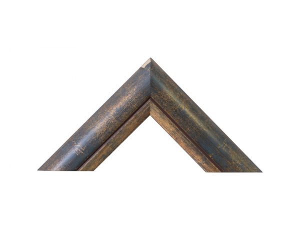 Κορνίζα Καρυδί Πομπέ Φαρδύ 80x25mm