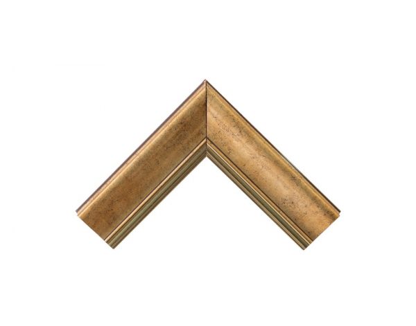 Κορνίζα Κοκκινωπή Πλάκα με Ασημί Ρίγα 61x17mm
