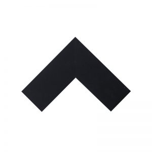 Κορνίζα Μαύρη Πλακέ Φαρδυά 68x17mm