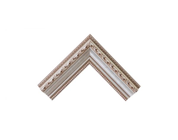 Κορνίζα Λευκό Σκαλιστό 54x36mm