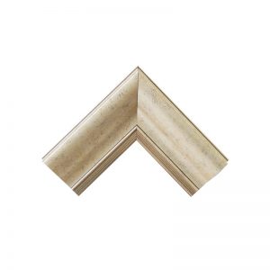 Κορνίζα Ασημί Φαρδυά με Μαύρες λεπτομέρειες 82x45mm